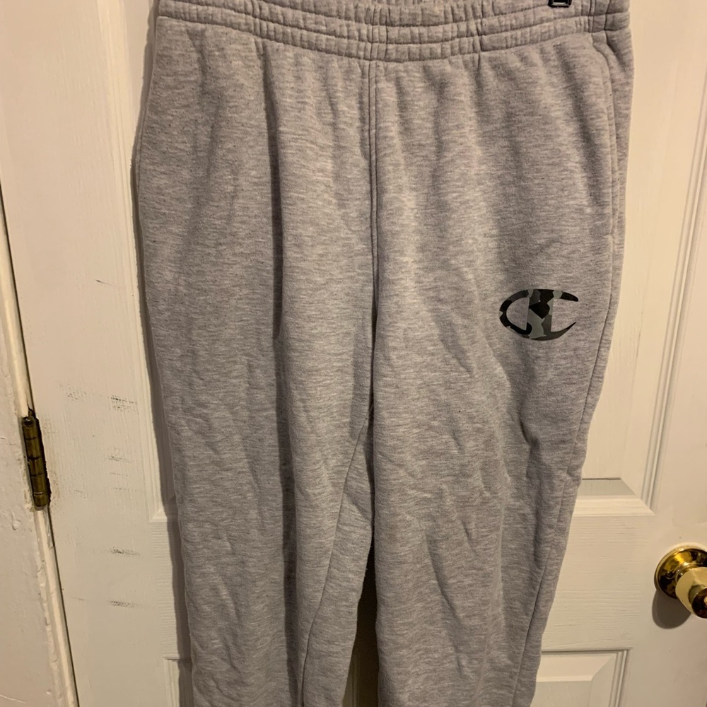 Champion gray sweats size XL